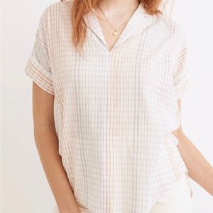 Lakeline Popover Shirt - Ombré Rainbow Plaid
